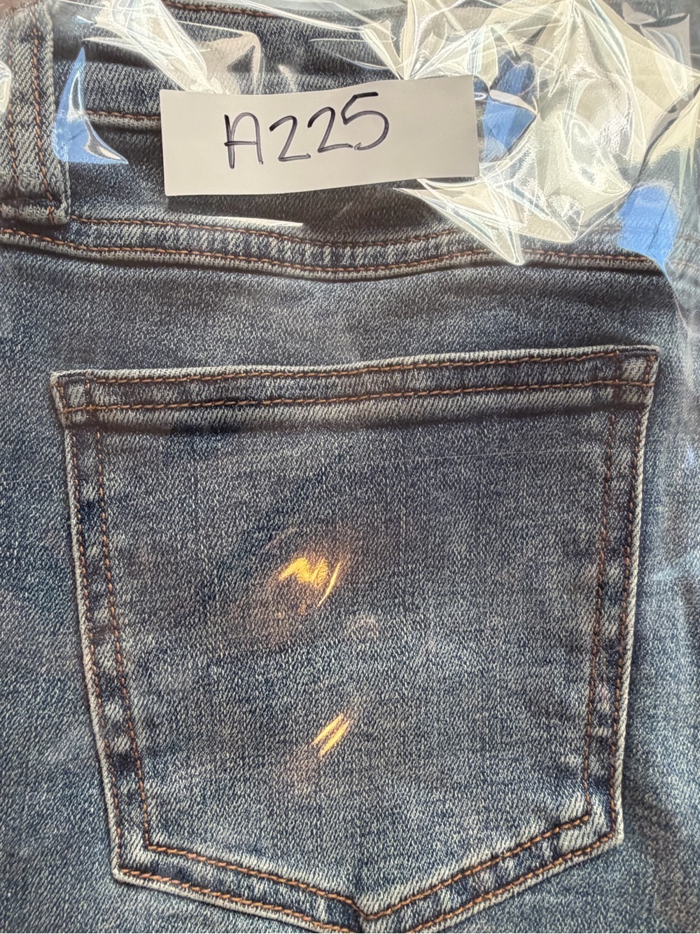 Free People Mid Wash Raw Hem Jeans with Side Slit Size 29 - Picture 8 of 9